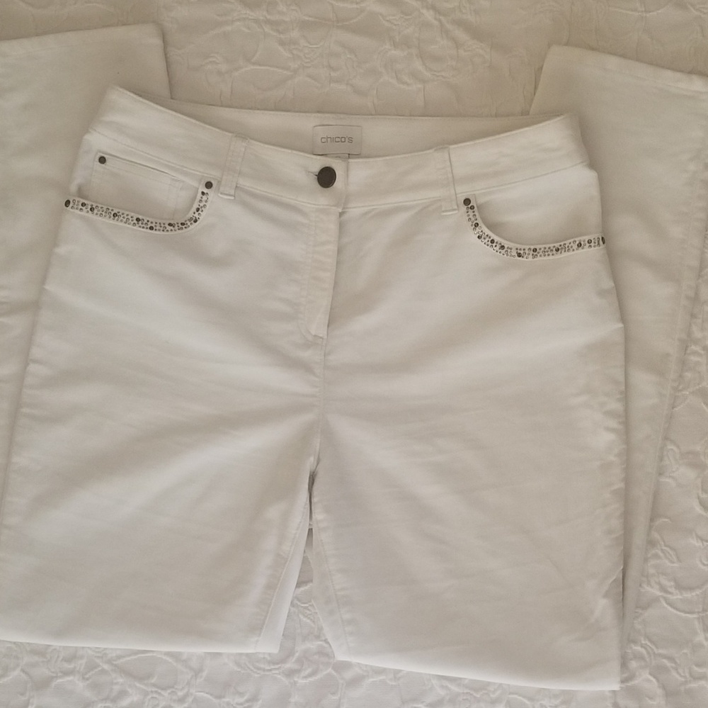 SOLD-White Pants